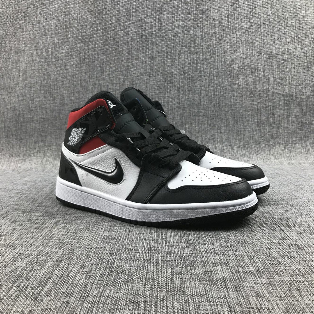 Air Jordan 1 Mid Quai 54 Sneakers Black Multi-Color CJ9219-001
