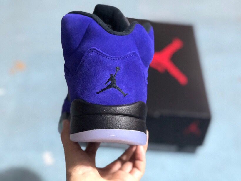 Jordan 5 Retro Sneakers Purple Black