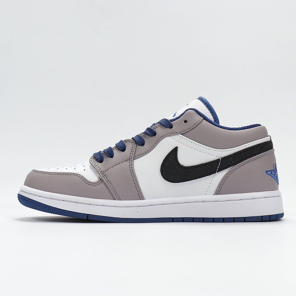 Jordan 1 Low Sneakers White Grey Blue 553558-103