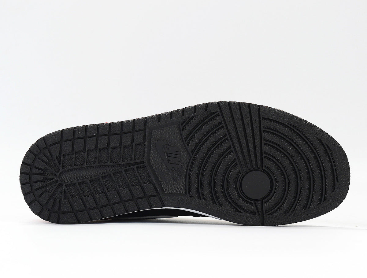 Jordan 1 Low Black Yellow Red Sneakers 852542-087