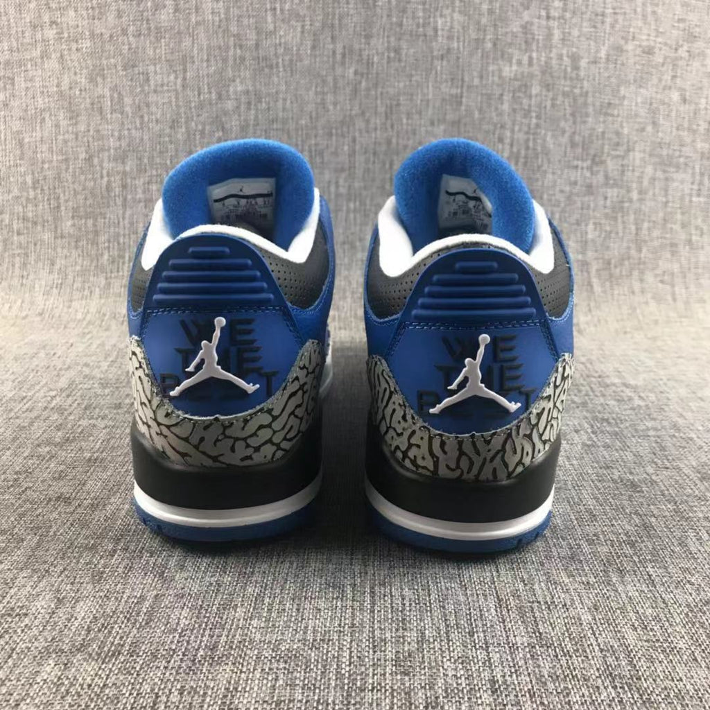 Jordan Air Jordan 3 Blue Elephant Print Sneakers