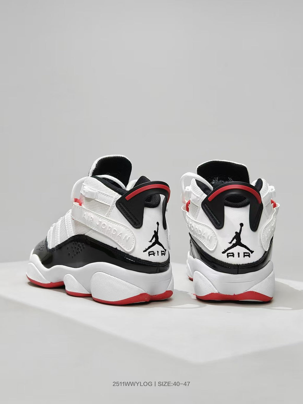 Jordan Air Jordan 6 White Black Red Sneakers