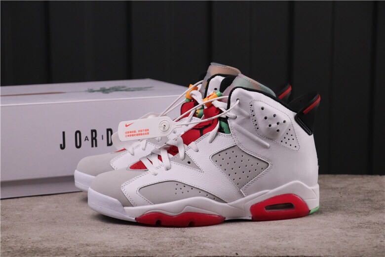 Jordan Air Jordan 6 Hare White Red Sneakers CT8529-062