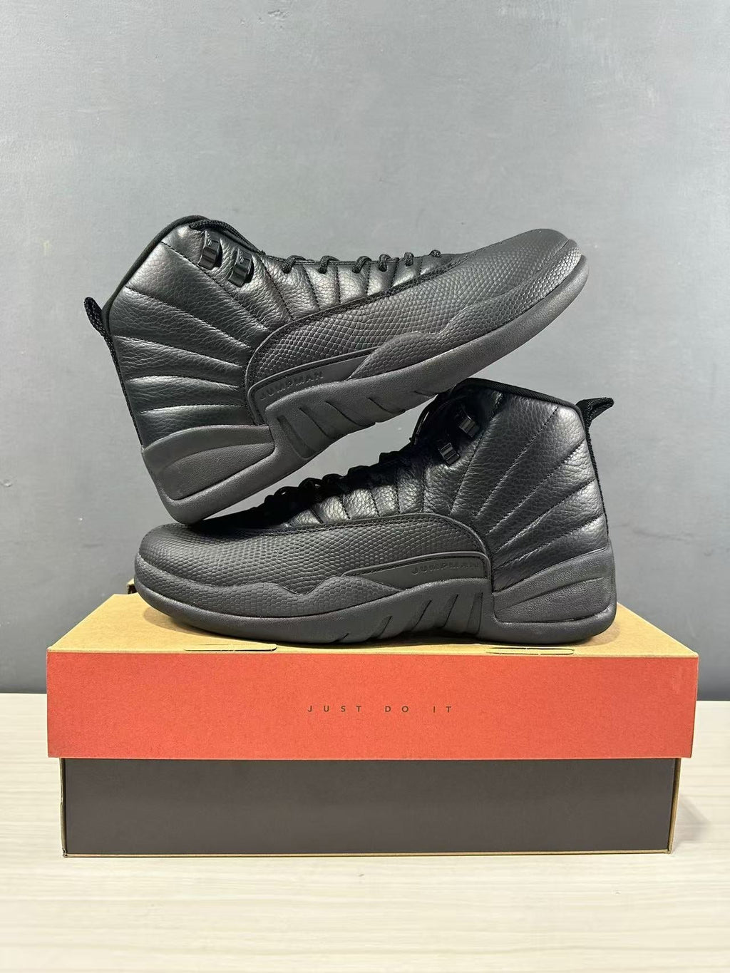 Jordan Air Jordan 12 High-Top Sneakers Black