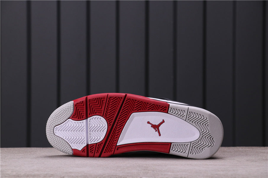 Jordan Air Jordan 4 Retro White Red Black Sneakers