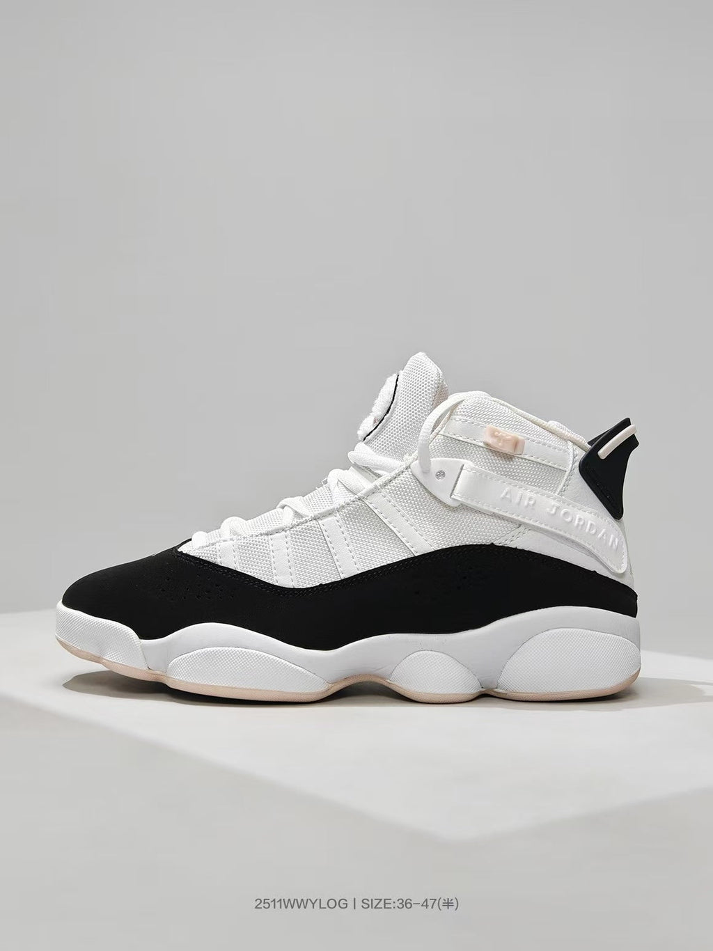 Jordan 8 Sneakers White Black Pink