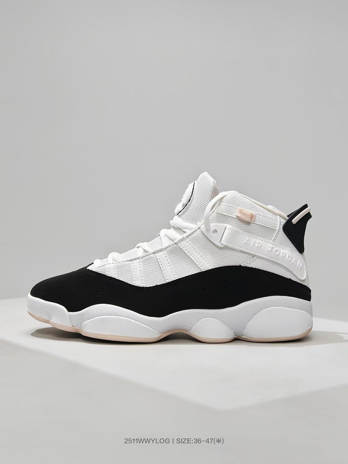 Jordan 8 Sneakers White Black Pink