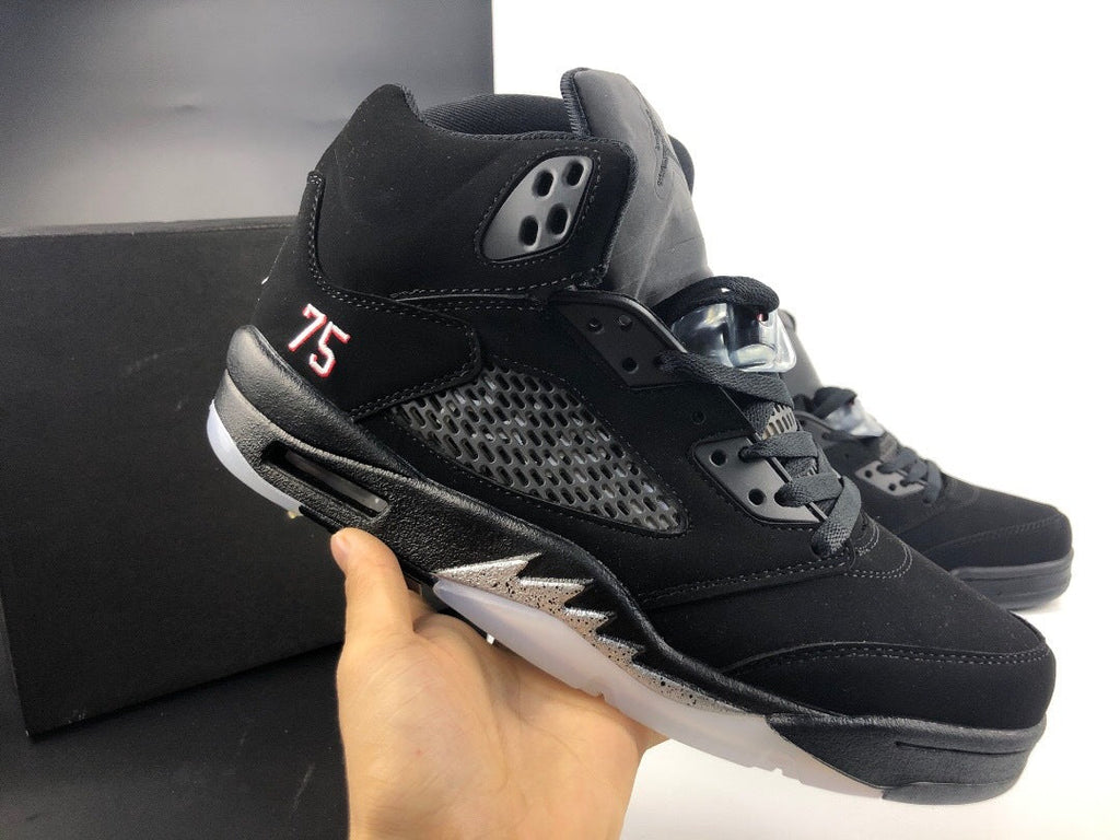 Jordan 5 Retro Black Paris High-Top Sneakers
