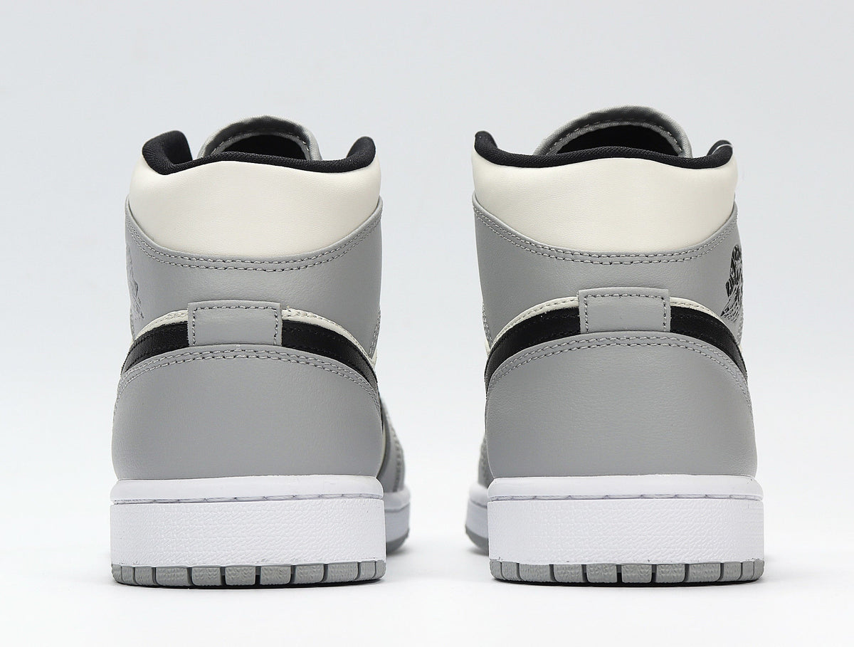 Jordan 1 High Dior-Inspired Sneakers Grey White Black