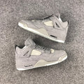 Jordan 4 KAWS Sample High-Top Sneakers in Grey
