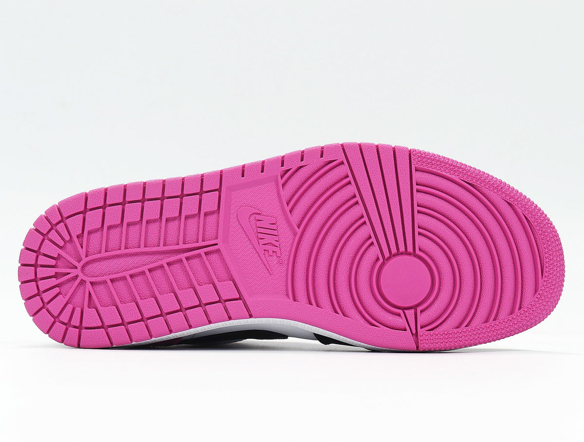 Jordan 1 Low Raspberry Pink Black White Sneakers CK3022-005