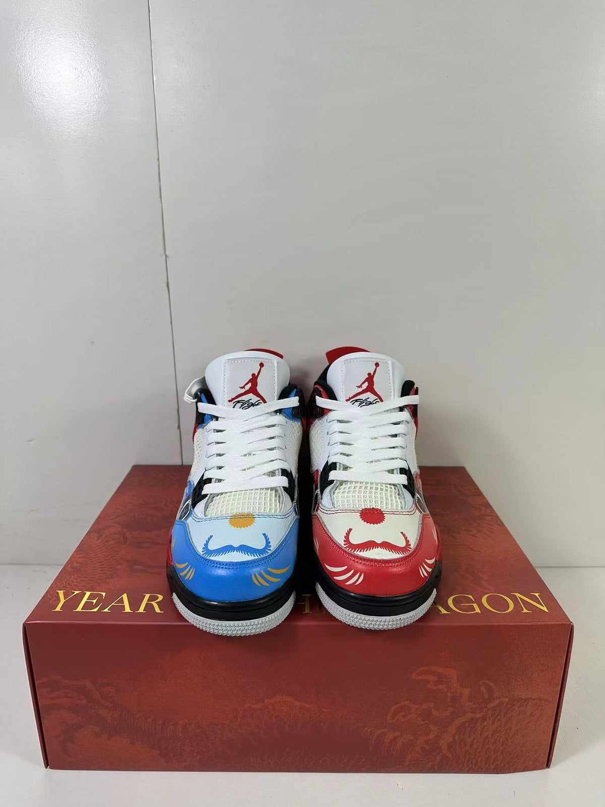 Jordan Air Jordan 4 Chinese New Year Red Blue Sneakers DH6927-161