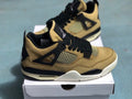 Jordan 4 Retro Tan Black Sneakers