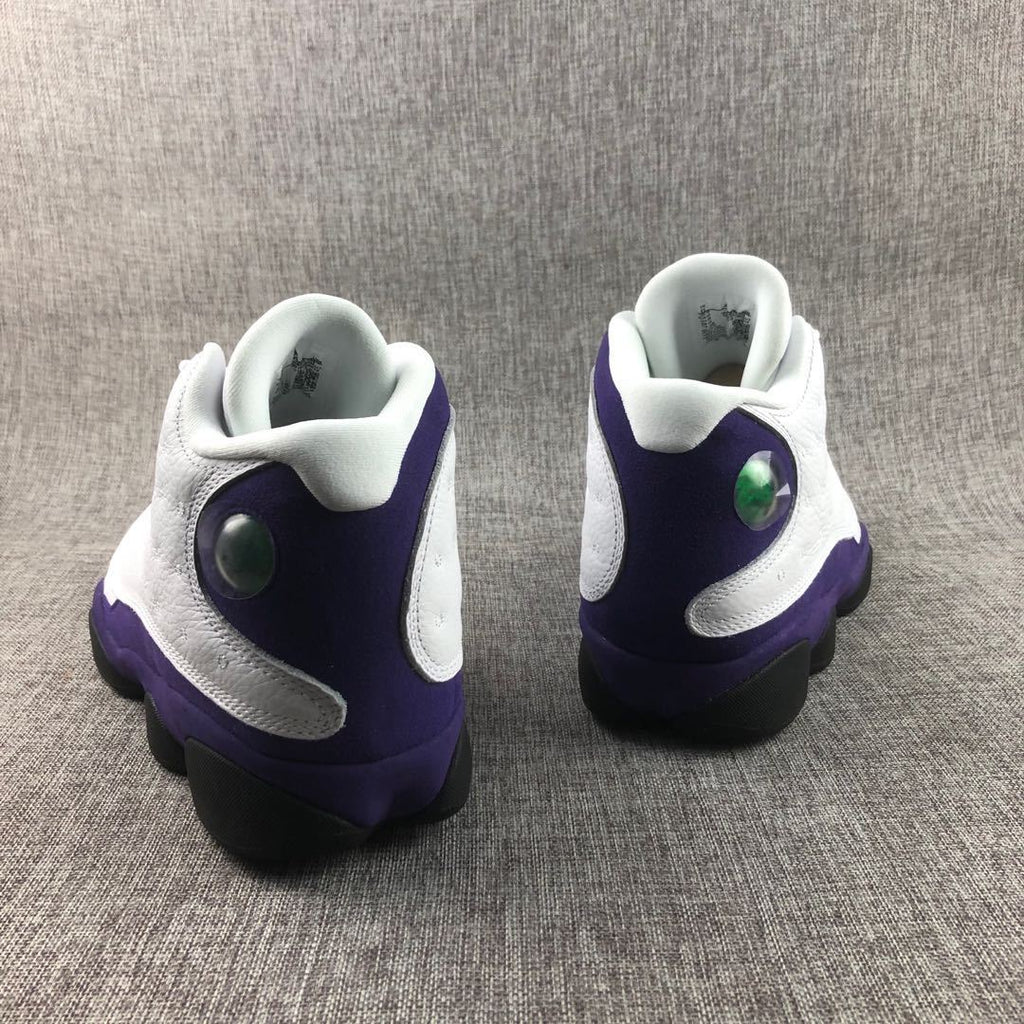 Jordan Air Jordan 13 Lakers Sneakers White Purple 414571-105