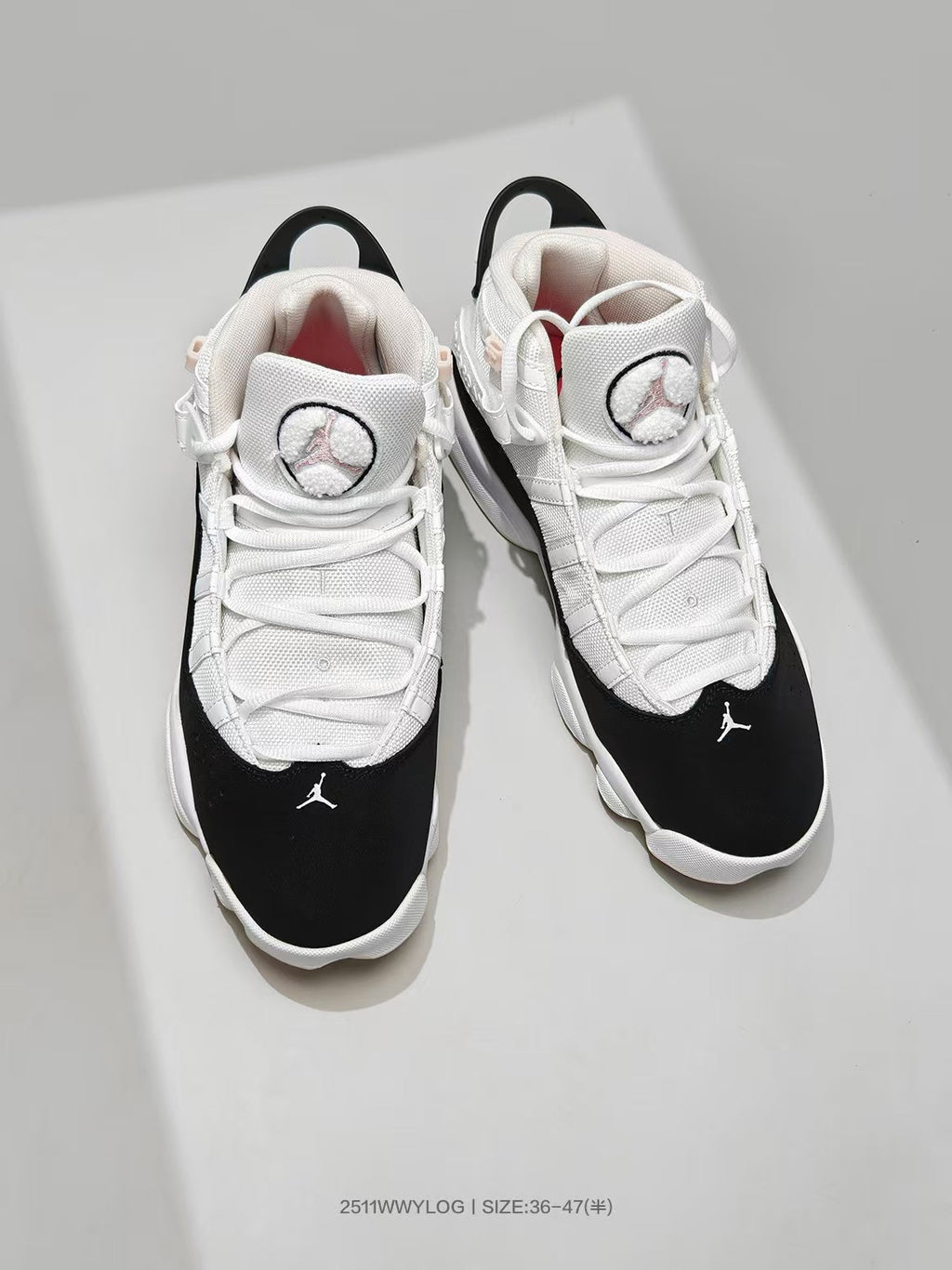 Jordan 8 Sneakers White Black Pink