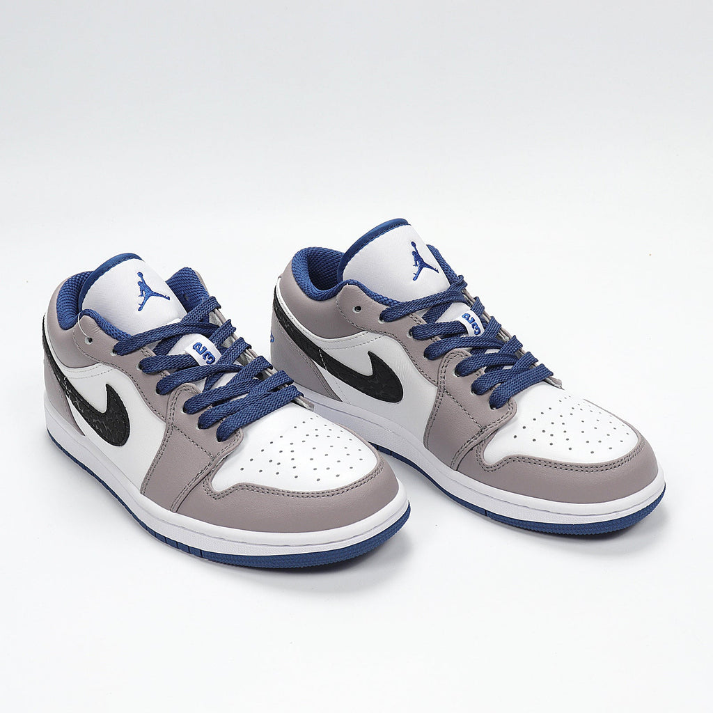 Jordan 1 Low Sneakers White Grey Blue 553558-103