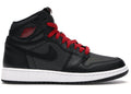 Jordan 1 Retro High Black Satin Gym Red Black (GS)