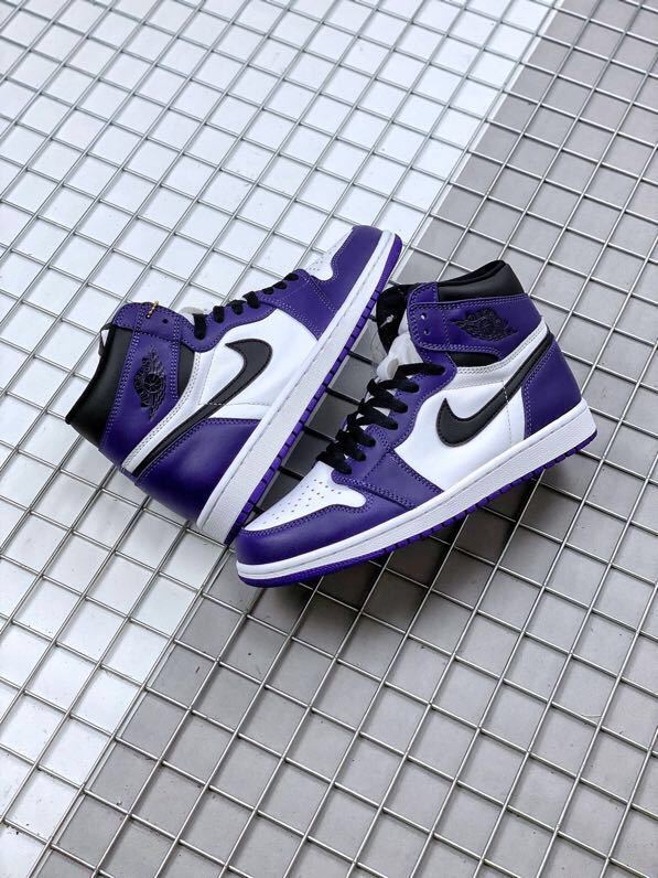 Air Jordan 1 High OG Court Purple Sneakers 555088-500