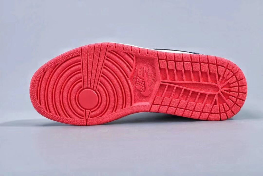 Jordan 1 Low Midnight Navy White Red Sneakers