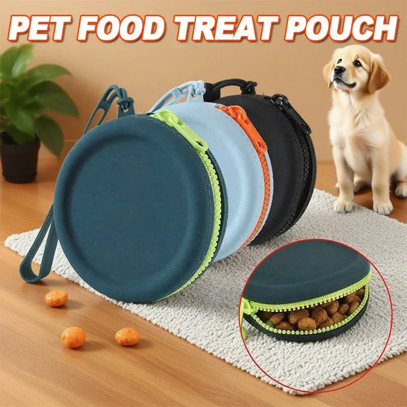 Silicone Dog Training Pouch - Waterproof Treat Bag for Outdoor Training