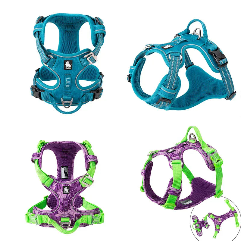 Truelove No-Pull Dog Harness - Reflective Safety Vest with 4 Adjustment Points
