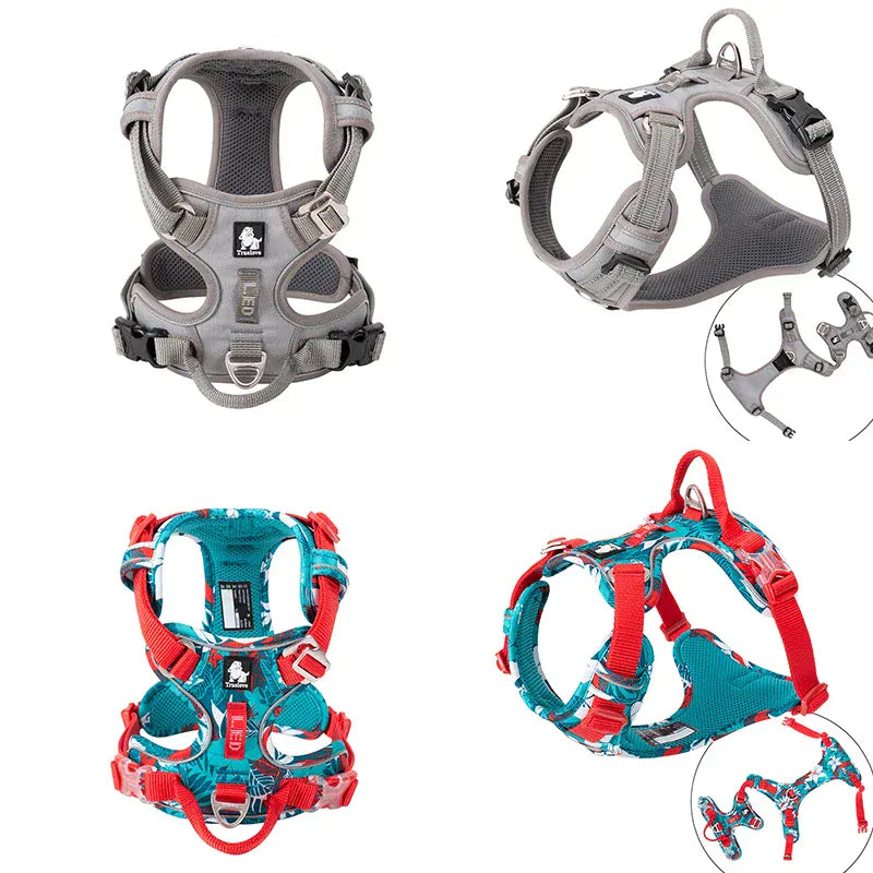 Truelove No-Pull Dog Harness - Reflective Safety Vest with 4 Adjustment Points