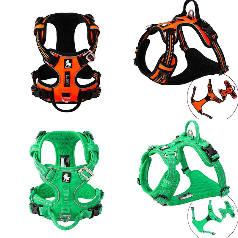Truelove No-Pull Dog Harness - Reflective Safety Vest with 4 Adjustment Points